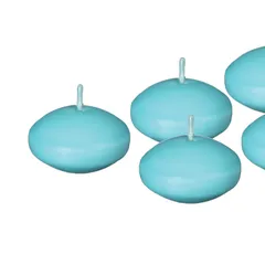 Comptoir de la Bougie Hugo Floating Wax Candle Set (6 Pc., Turquoise)