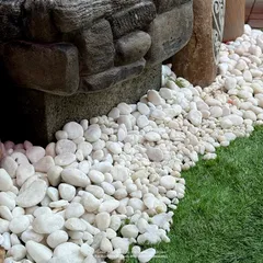 Ace Natural Snow White Pebble Pack (3-5 cm, 20 kg)