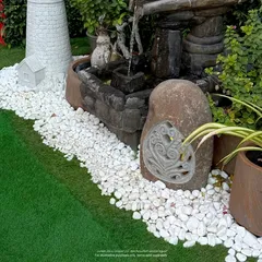 Ace Natural Snow White Pebble Pack (3-5 cm, 20 kg)