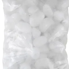حصى تزيين طبيعي أبيض ثلجي إيس (5-8 سم ، 20 كجم)