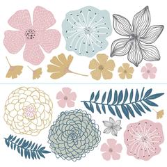RoomMates Perennial Blooms Peel & Stick Wall Decal (46.36 x 43.82 cm, 2 Pc.)