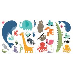 RoomMates Andy Westface We Are One Animal Peel & Stick Wall Decal (22.86 x 44.13 cm, 4 Pc.)