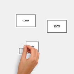 RoomMates Peel & Stick Pantry Labels (22.86 x 44.13 cm, 4 Pc.)