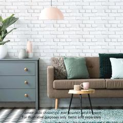 RoomMates White Brick Peel & Stick Wall Decal (43.82 x 92.71 cm, 2 Pc.)