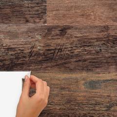 RoomMates Brown Barn Wood Plank Peel & Stick Wall Decal (43.82 x 92.71 cm, 2 Pc.)