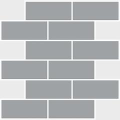 RoomMates Gray Subway Tile Peel & Stick Backsplash Decal (26.67 x 26.67 cm, 4 Pc.)