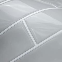 RoomMates Gray Subway Tile Peel & Stick Backsplash Decal (26.67 x 26.67 cm, 4 Pc.)