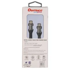Oshtraco Type C to Type C Fast Charging PD Cable (3 m)