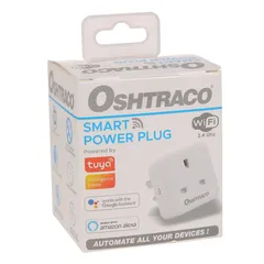 Oshtraco Single-Socket Smart Wi-Fi Adapter (2.4 GHz)