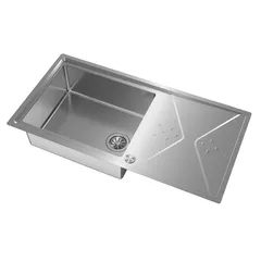 Teka Brooklyn 60 M-xP 1B 1D Plus Stainless Steel Sink (50.4 x 98.4 x 21 cm)