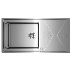 Teka Brooklyn 60 M-xP 1B 1D Plus Stainless Steel Sink (50.4 x 98.4 x 21 cm)