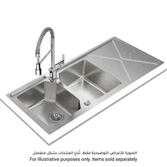 Teka Brooklyn 80 M-xP 2B 1D Stainless Steel Sink (50.4 x 116.4 x 21 cm)