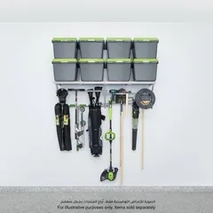 Garage Essentials Wall-Mounted Utility Storage Rack (50.8 x 162.56 x 50.8 cm)