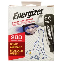 Energizer Sport Pack Headlamp W/Arm Band, SPGP1 (200 lumens)