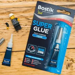 Bostik Multi-Purpose Non-Drip Gel + Liquid Super Glue Bundle (3 g, 2 Pc.)