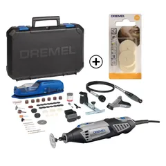 Dremel RT 4000-4/65 EZ Corded Multi-Tool Kit (175 W) + 429 Felt Polishing Wheel Pack (3 Pc.)
