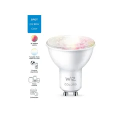 WiZ Tunable GU10 Smart Light Bulb (50 W, Multicolor)