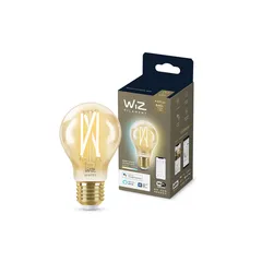 WiZ Tunable A60 E27 Smart Filament Light Bulb (50 W, Warm to Cool White)