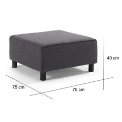 Argos Metal & Olefin Footstool