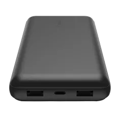 Belkin BOOST↑CHARGE™ 3-Port USB-A & USB-C Power Bank W/USB-A to USB-C Cable (20,000 mAh)