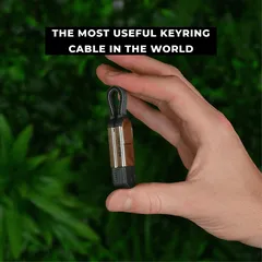 Rolling Square inCharge X 6-in-1 Charging Cable (100 W, Marble Beige)