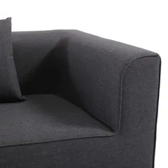 Argos Single-Seater Metal & Olefin Corner Sofa W/Cushions (2 Pc.)