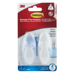 3M Command Medium Towel Hook Set (2 Pc.)