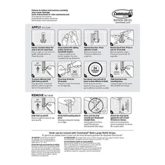 3M Command Large Double Bathroom Hook