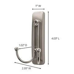 3M Command Large Double Bathroom Hook