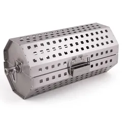 Broil King 64875 Stainless Steel Rotisserie Tumble Basket (16.2 x 19.3 x 36.7 cm)