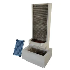نافورة مياه مع لوح طاقة شمسية WF021 (40 × 30 × 90 سم)