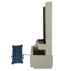 نافورة مياه مع لوح طاقة شمسية WF021 (40 × 30 × 90 سم)