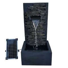 Water Fountain W/Solar Panel, WF036 (40 x 30 x 80)