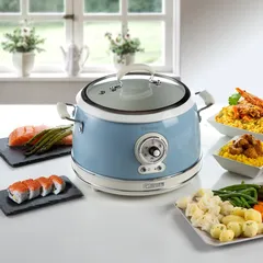 Ariete Vintage Multipurpose Slow Cooker, 2904-V-BL (3.5 L, 700 W)