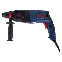 Bosch Corded Professional Rotary Hammer W/SDS Plus, GBH 2-26 DRE (800 W) + Mixed 3-Function Bit Set (10 Pc.) Bundle