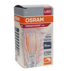 Osram Dimmable E27 Clear LED Light Bulb (12 W, Warm White)