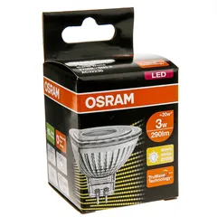 Osram GU5.3 PIN LED MR16 Light Bulb (3 W, Warm White)