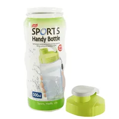 Lock & Lock Plastic Sports Bottle (500 ml, Green)