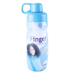 Lock & Lock Finger Water Bottle (450 ml, Blue)