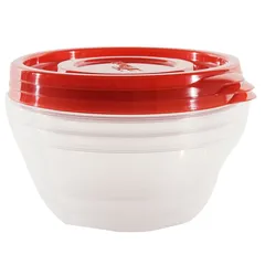 Lock & Lock EZLock Round Container Set (350 ml, 3 Pc.)