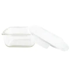 Lock & Lock Square Glass Container (540 ml)