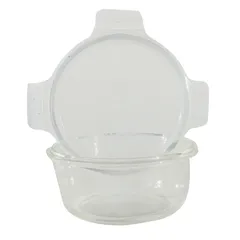 Lock & Lock Round Glass Container (870 ml)