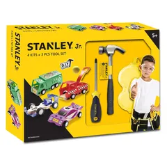 Stanley Jr. Kids Classic DIY Tool Set W/Vehicle Kits (7 Pc.)