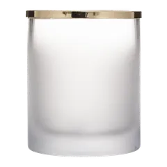 Atmosphera Frosted Glass Candle Holder (10 x 12.5 cm)