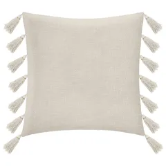 Atmosphera Tassel Cushion (50 x 50 x 18 cm, Ivory)