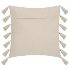 Atmosphera Tassel Cushion (50 x 50 x 18 cm, Ivory)