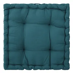 Atmosphera Square Floor Cushion (40 x 40 x 8 cm, Blue)