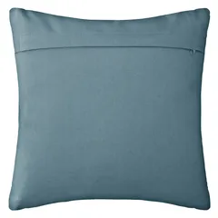 Atmosphera Patterned Cushion (38 x 38 cm, Blue)