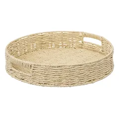 5Five Round Braided Serving Tray (35 x 7 cm)