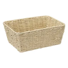 5Five Rectangular Braided Bread Basket (25 x 19 x 10 cm)